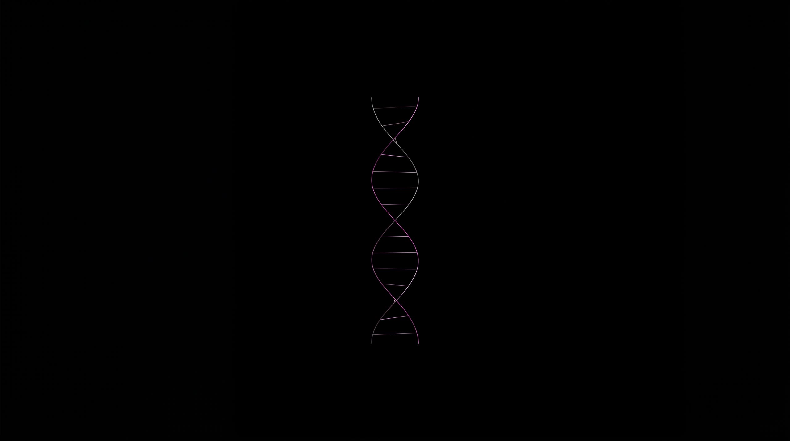 Eine Doppelhelix aus zwei Klangsträngen
